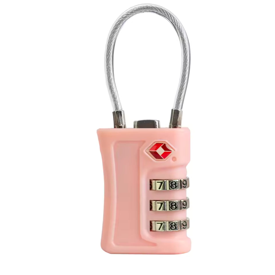 TSA Approved Luggage Lock -3 Digit Combination | Zinc Alloy