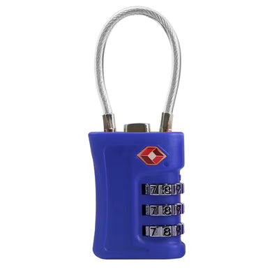 TSA Approved Luggage Lock -3 Digit Combination | Zinc Alloy