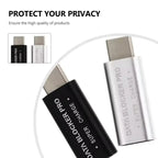 USB-C Data Blocker Secure Charging Adapter | Anti-Juice Jacking Protection
