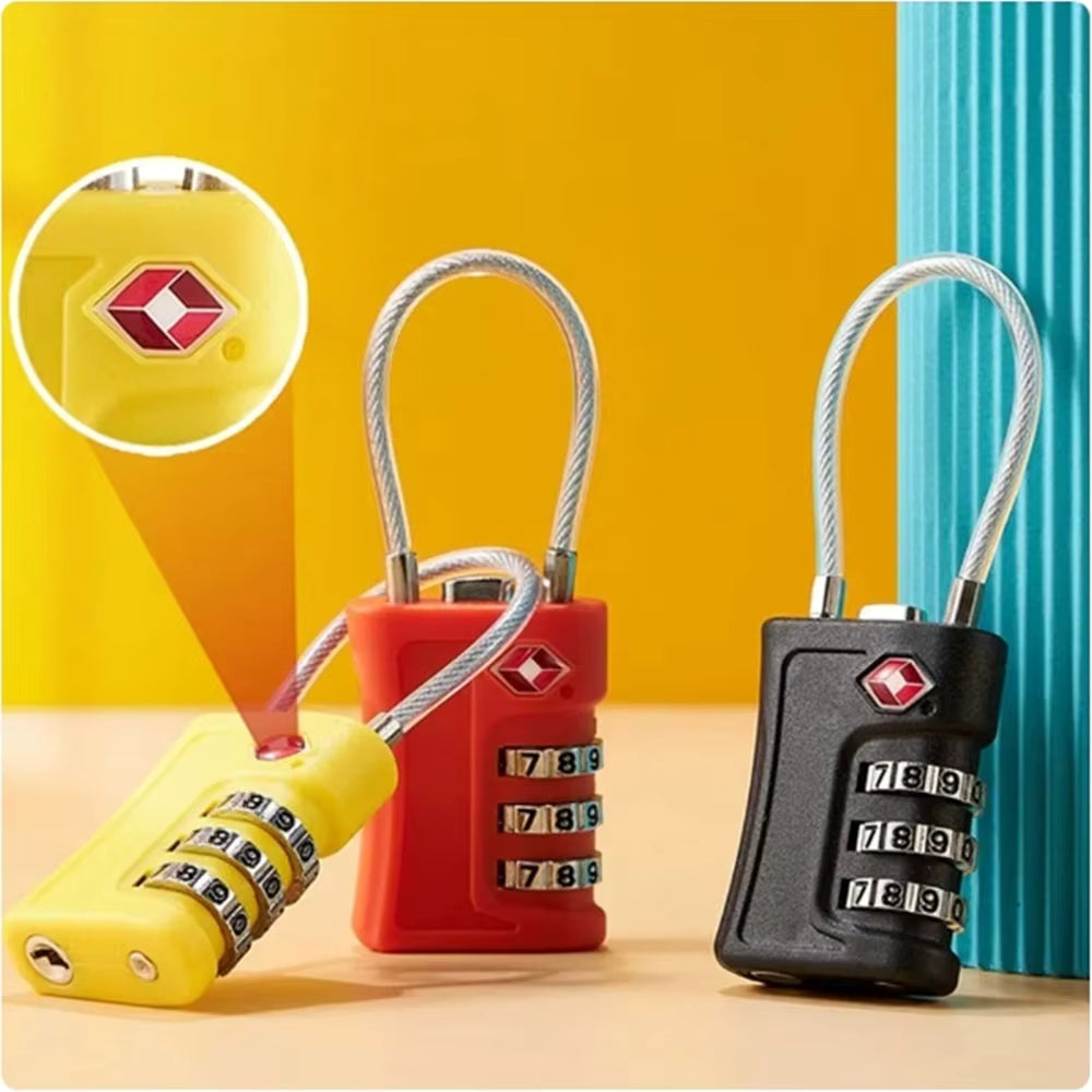 TSA Approved Luggage Lock -3 Digit Combination | Zinc Alloy