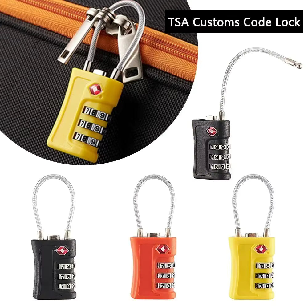 TSA Approved Luggage Lock -3 Digit Combination | Zinc Alloy