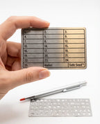 CryptoVault Steel-Metal Seed Phrase Backup Kit (25 Words, BIP39)